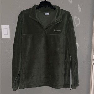 Men’s Forest Green Columbia Pullover Fleece